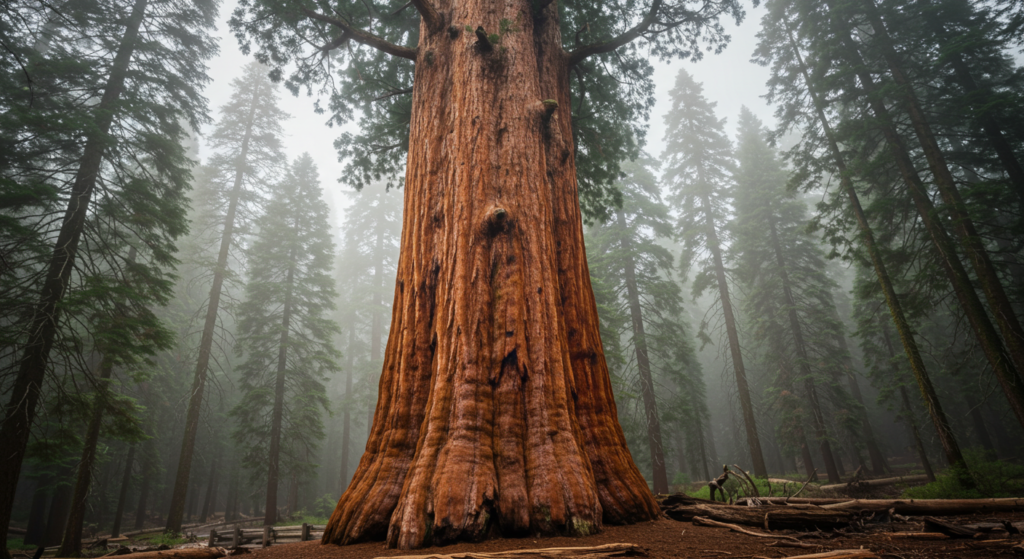 Sequoia géant vue de la partie basse