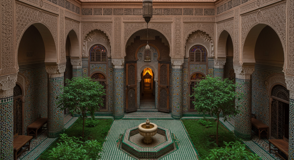 Intérieur d'une maison marocaine