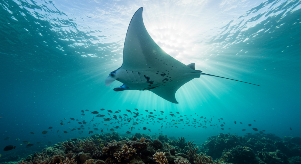 raie manta dans les îles Similan