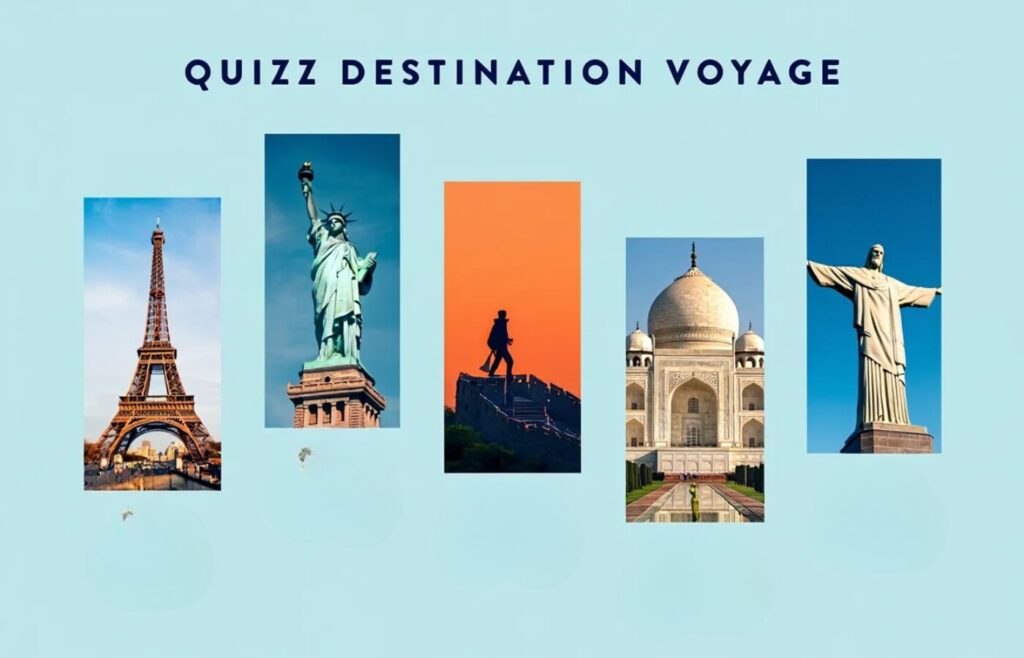 Quizz destination voyage